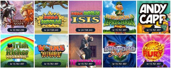 Betsson spilleautomater med jackpot
